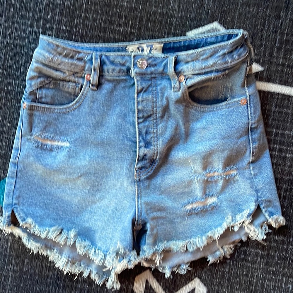 Free people curvy cut off shorts
